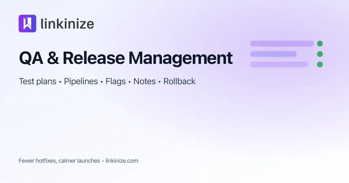 QA & Release Management